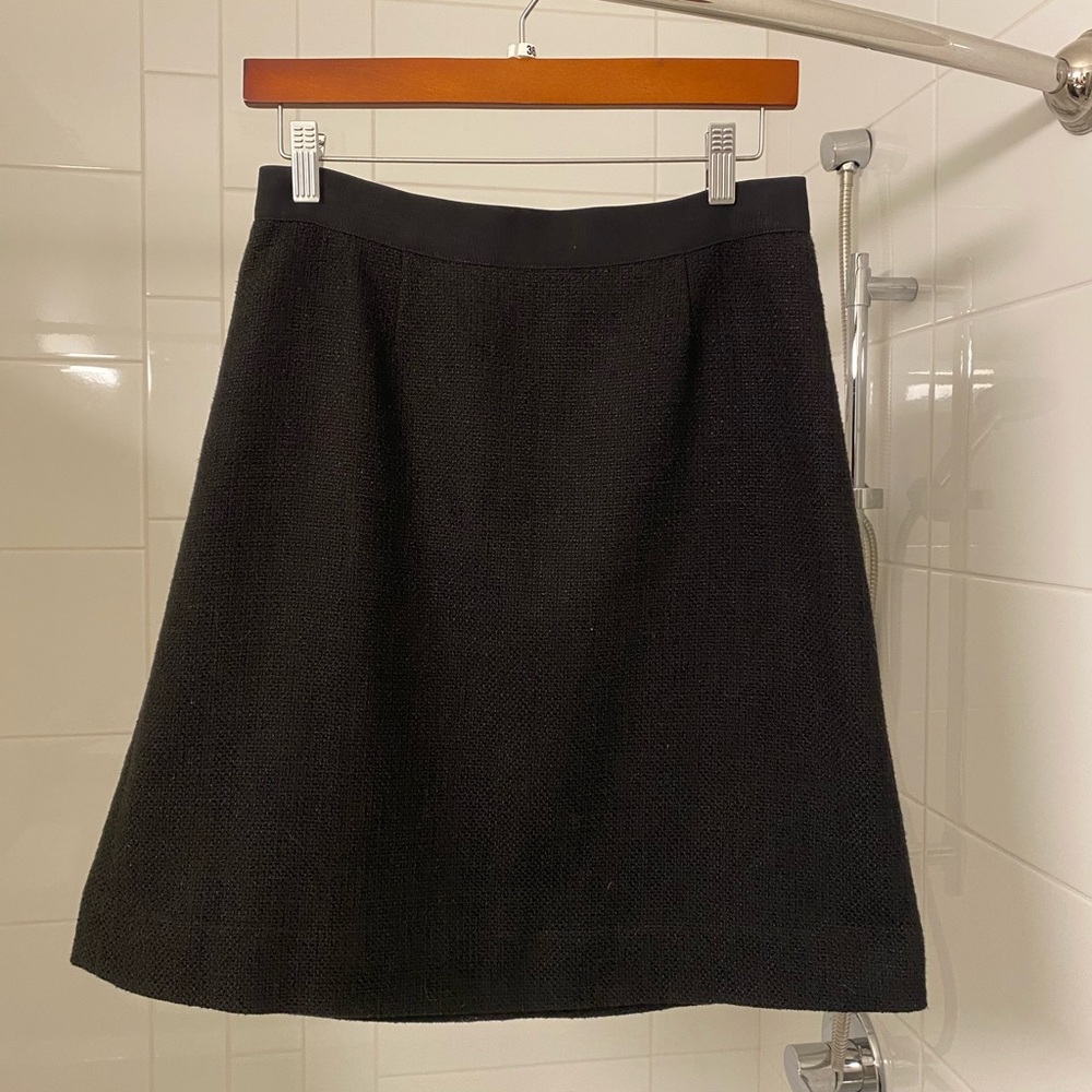 Kate Spade Elegant Black A-Line Skirt